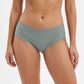 2 Pack Ribbed Floral Lace Hipster Underwear