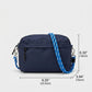 Small Nylon Crossbody Bag with Rope Strap