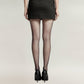 2pcs Women's Sheer Tights with Bold Floral Thigh Print Design