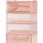 Hanging Travel Organizer with Shelves and Zippered Pockets