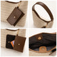 Woven Straw Shoulder Bag Hobo Handbag with Removable Pouch and Magnetic Closure