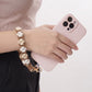 Floral Braided Wrist Strap with Swivel Clasp