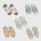 Adorable Cat - Print No Show Socks Soft for Casual 5Pk