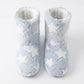 Fuzzy Heart Slipper Boots