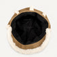 Corduroy Newsboy Cap Faux Fur Trim Baker Boy Hat Warm Casual Style