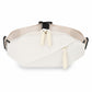 Crossbody Sling Waist Bag with Adjustable Strap Zip Closure and Braided Pulls