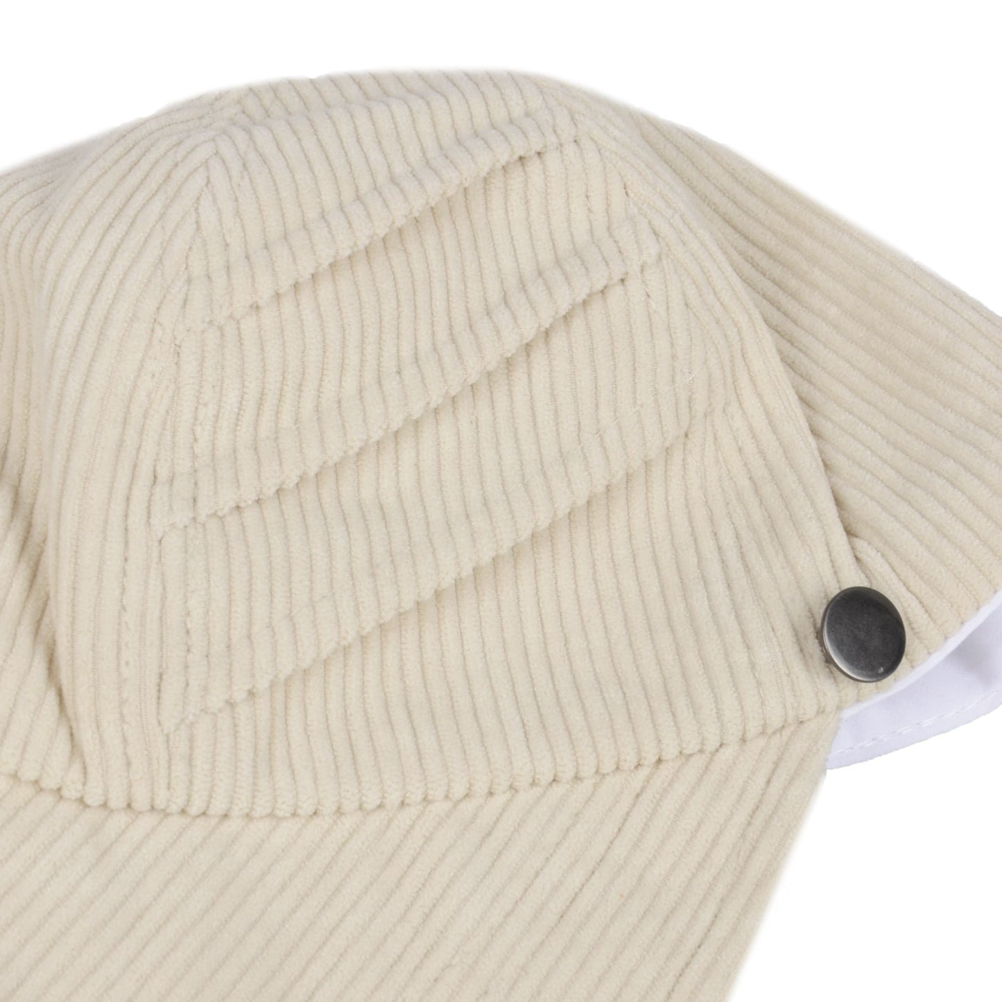Corduroy Bucket Hat Wide Brim Adjustable Fit Casual Fall Winter Hat