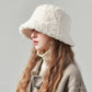 Plush Bucket Hat Soft Fuzzy Teddy Winter Casual Fashion Hat