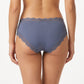 2 Pack Lace Trim Hipster Underwear with Bow Detail