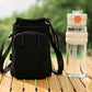 Water Bottle Carrier Bag with Phone Pocket Adjustable Crossbody Strap for Walking Travel