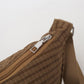 Plaid Nylon Crescent Shoulder Bags with Adjustable Strap Lightweight Casual Crossbody Bag