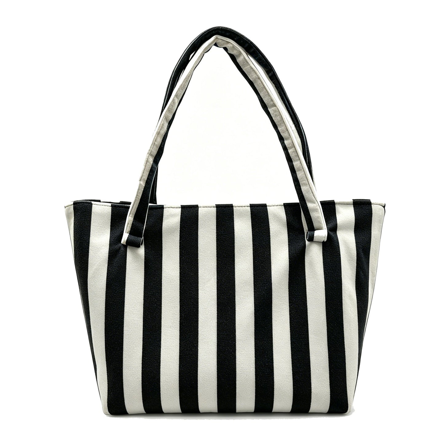 Striped Terry Cloth Tote Bag Roomy Beach and Travel Shoulder Carryall