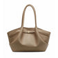 Large Capacity Pleated Shoulder Tote Bag