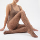2-Piece Floral Lace Fishnet Tights