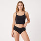 2 Pack Ribbed Floral Lace Hipster Underwear