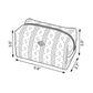 Knit Makeup Bag Large Capacity Cosmetic Pouch Travel Toiletry Organizer