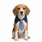 Plaid Pet Necktie Collar, Soft Cotton Gentleman Style Gingham Tie for Small Medium Dogs Cats
