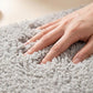 Plush Shag Bath Mat with Soft Pile Texture and Non Slip Backing