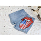 Independence Day Sequin American Flag Iron On Patch Glitter Patriotic USA 4th of July Craft Sewing Embroidery Clothing Patch Decoration