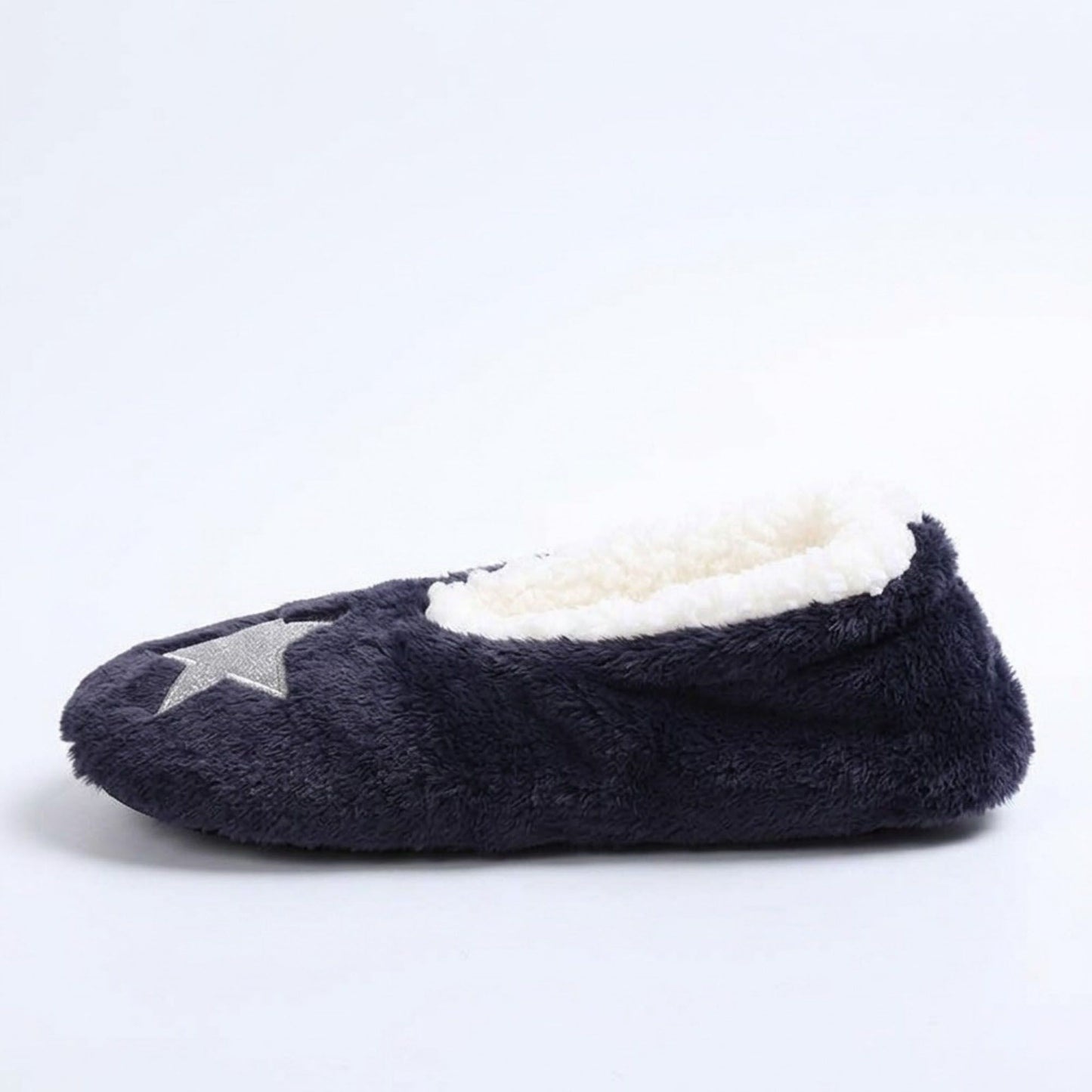 Fuzzy Star Slipper Socks