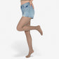 2-Pair Glitter Sheer Tights with Stretch Fit and Subtle Sparkle Suitable Height 5'1-5'8