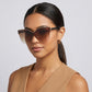 Oversized Rimmed Sunglasses Rounded Frame Elegant Stylish Lightweight Comfortable Fit