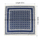 Square Geometric Satin Scarf Silk Feel Head Wrap Bandana 35 Inch