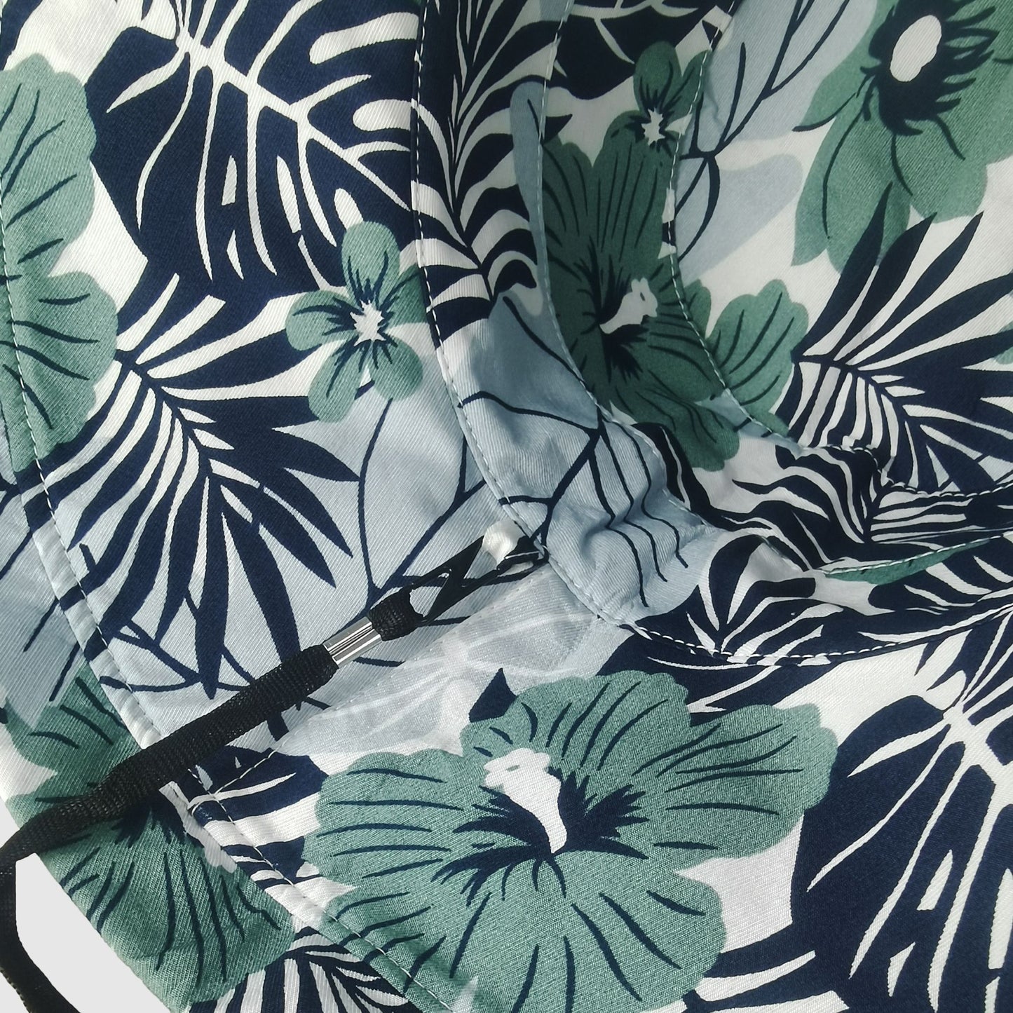 Women's 2-in-1 Double-Sided Bucket Hat with Floral & Solid Design