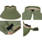 Women's Wide Brim Visor Hat with Bow Detail Adjustable Velcro Closure for Beach or Outdoor Protection