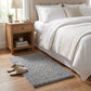 Chenille Bath Mat with Plush Noodle Texture and Non Slip Backing