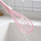 3-Piece Mini Silicone Whisk Set for Baking, Mixing and Kitchen Prep