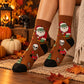 Holiday Novelty Crew Socks 3 Pair Pack Festive Patterns