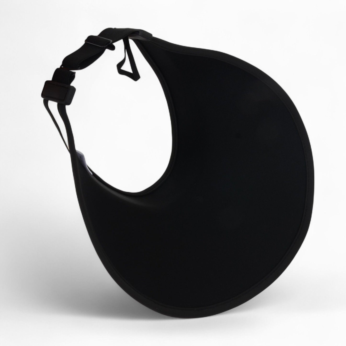 Women's Wide Brim Sun Visor Hat with Contrast Trim and Adjustable Back Strap