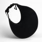 Women's Wide Brim Sun Visor Hat with Contrast Trim and Adjustable Back Strap