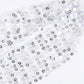 Sequin Floral Skinny Scarf Mesh Neck Wrap