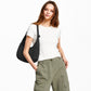Quilted Nylon Hobo Shoulder Bag with Adjustable Strap and Multiple Pockets