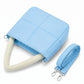 Padded Tote Bag with Top Handles and Detachable Adjustable Crossbody Strap 8.5x8x3.5in
