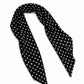 Polka Dot Skinny Neck Scarf with Pointed Ends