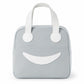 Insulated Lunch Bag with Zip Closure Top Handles and Wipeable Interior for Work School Travel