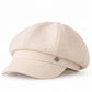 Embellished Newsboy Cap Adjustable Brim Baker Boy Hat