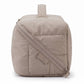 Vertical Padded Rectangular Travel Pouch with Top Carry Handle and Dual Zipper Pulls 16.7x5.3x5.3in