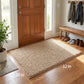 Chenille Bath Mat with Plush Noodle Texture and Non Slip Backing
