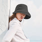 Women's Foldable Wide - Brim Bucket Sun Hat