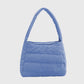 Quilted Mini Handbag - Compact Puffy Top-Handle Bag for Casual Daily & Stylish Outings
