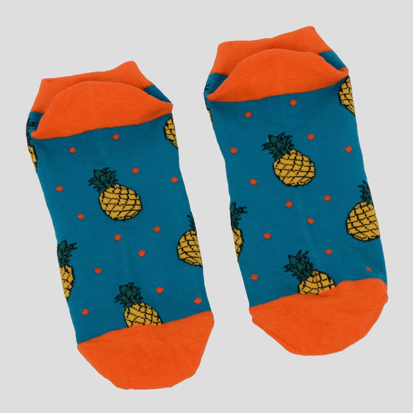 Fruit Print No Show Socks Breathable Cotton 6pk