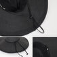 Wide Brim Straw Sun Hat with Braided Cord Detail Lightweight Packable Design for Beach Outdoor Protection