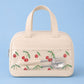 Fruit Print Insulated Lunch Bag Large Capacity Waterproof Lunch Tote for Work School