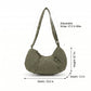 Lightweight Nylon Crescent Crossbody Bag Adjustable Strap Casual Everyday Shoulder Bag