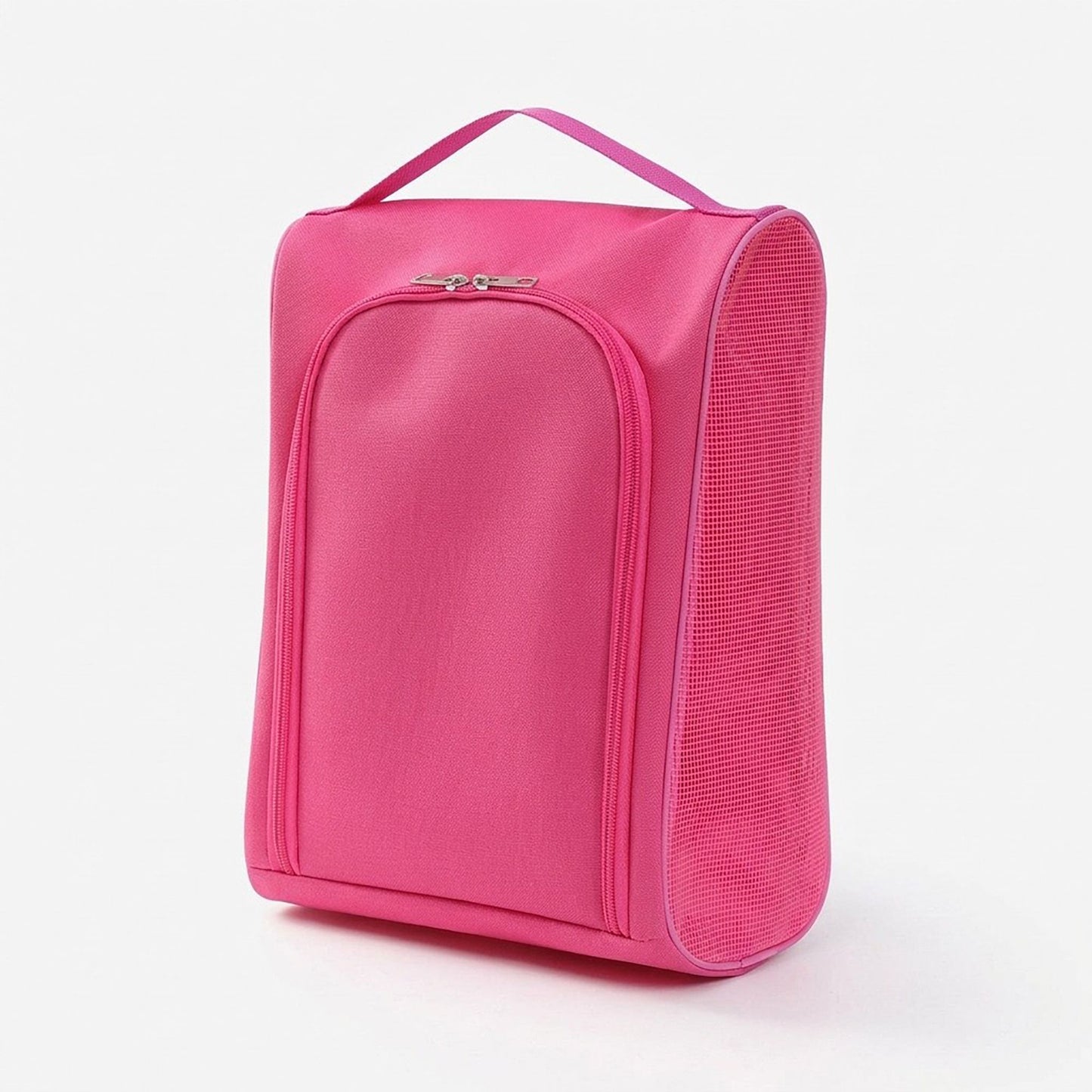 Travel Shoe Organizer Bag with Mesh Sides and Carry Handle