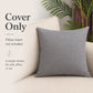 Textured Decorative Throw Pillow Cover Soft Accent Cushion Cover for Sofa Bed Chair
